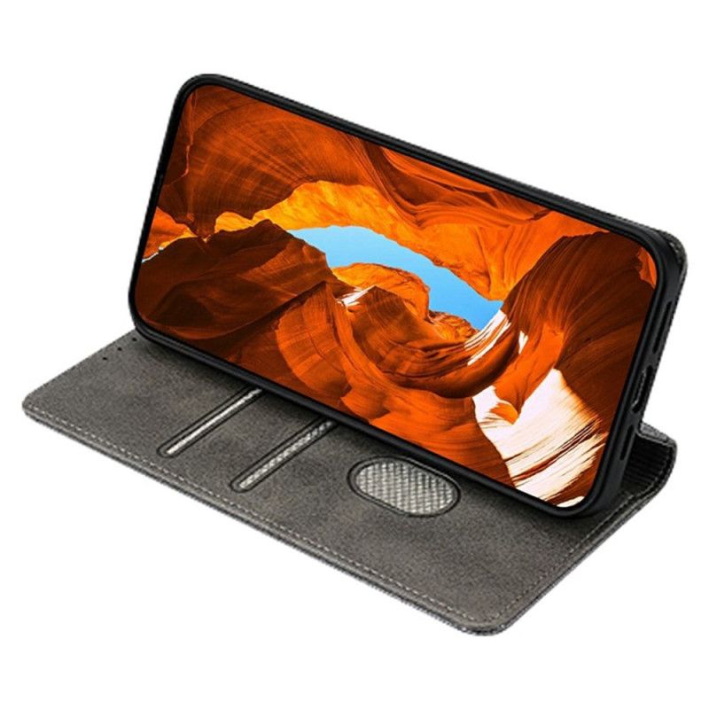 Kožené Pouzdro Folio Na Realme C75 Rfid Ochrana Vlnitý Design