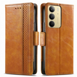 Kožený Kryt Na Realme C75 Caseneo Rfid Blokování