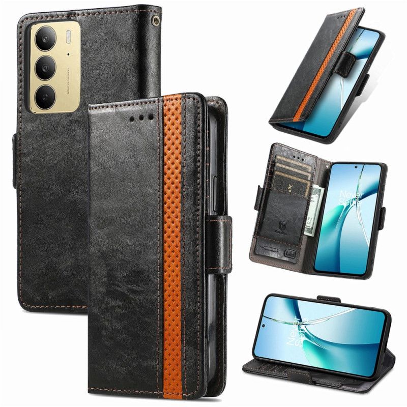 Kožený Kryt Na Realme C75 Caseneo Rfid Blokování