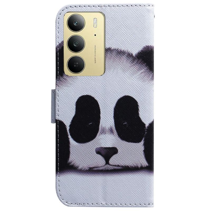 Kožený Kryt Na Realme C75 Panda