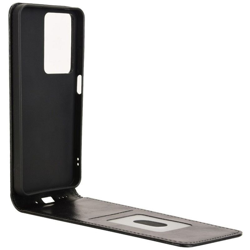 Kožený Kryt Realme C75 Design S Vertikální Klopou