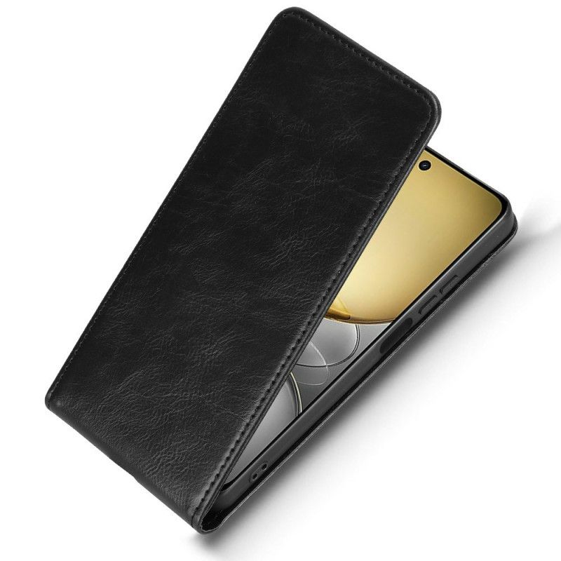 Kožený Kryt Realme C75 Design S Vertikální Klopou