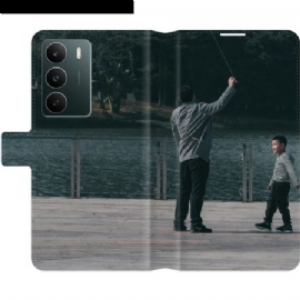 Kožený Kryt Realme C75 Kreativní