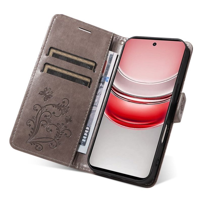 Kožený Kryt Realme C75 Obří Motýli