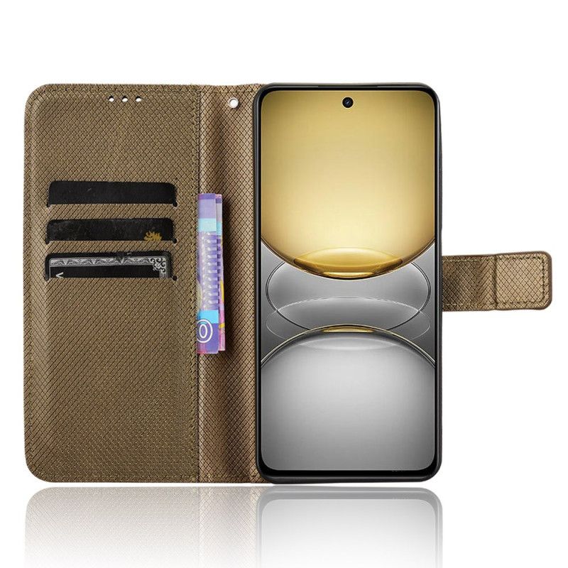 Kožený Kryt Realme C75 Popruh S Puntíky