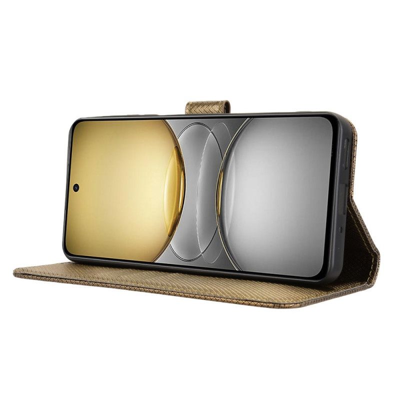 Kožený Kryt Realme C75 Popruh S Puntíky