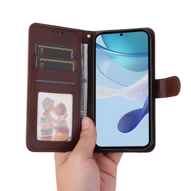 Peněženková Pouzdra Realme C75 Kryty Na Mobil Jednobarevný S Popruhem