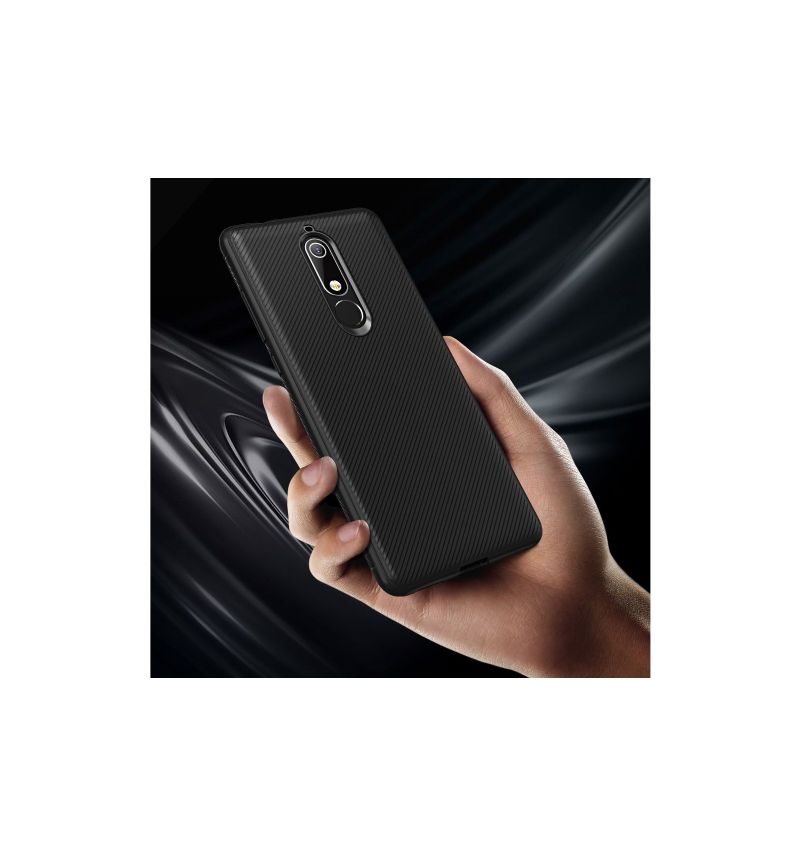 Kryt Na Nokia 5.1 Silikonový Gel Armor Effect - Černý