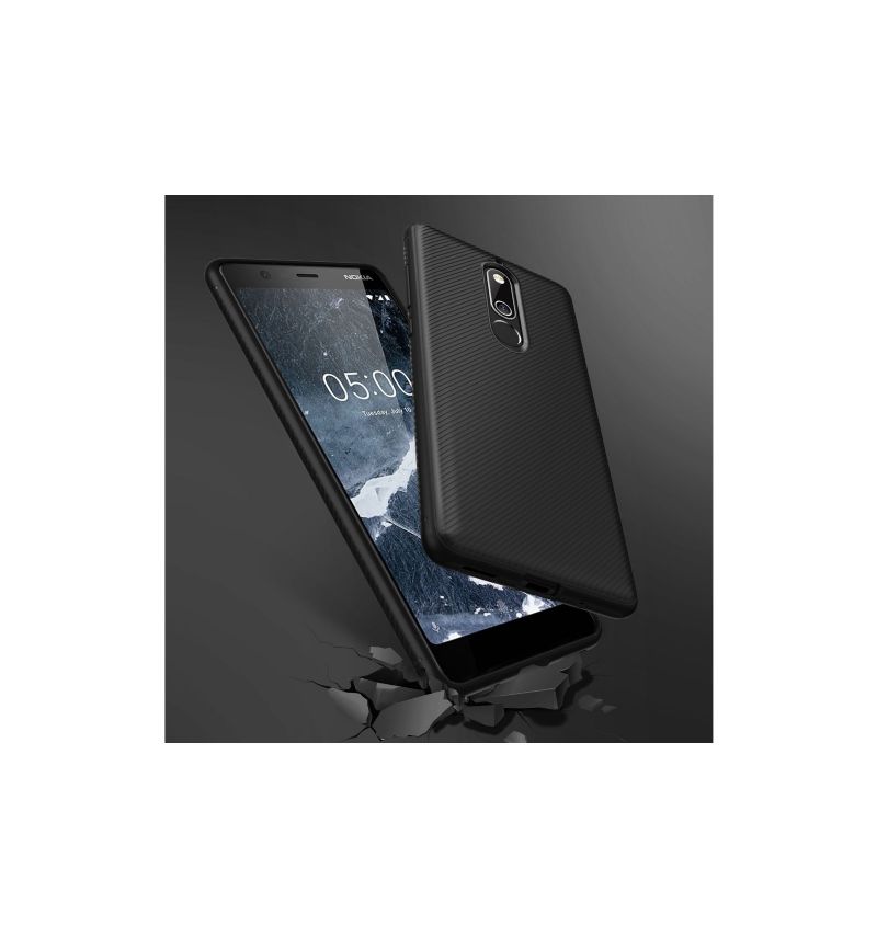 Kryt Na Nokia 5.1 Silikonový Gel Armor Effect - Černý