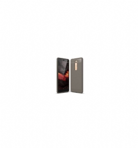 Kryt Na Nokia 5.1 Uhlíkový Kartáčovaný Gel