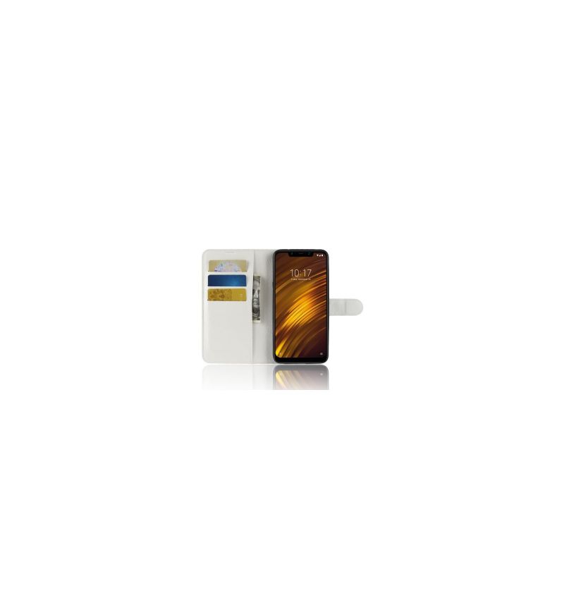 Flipové Pouzdro Na Pocophone F1 Stylový Kožený Držák Na Karty