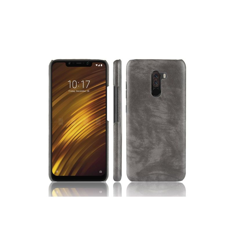 Kryt Na Pocophone F1 Kožený Efekt