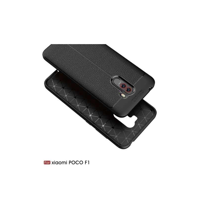 Kryt Na Pocophone F1 Styl Texturované Kůže