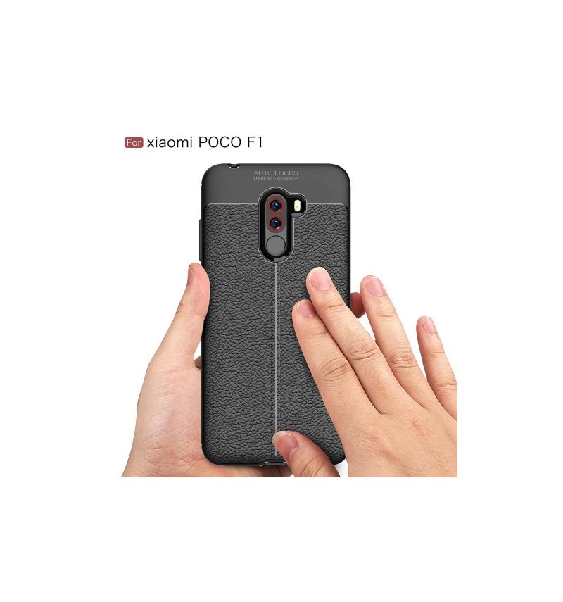 Kryt Na Pocophone F1 Styl Texturované Kůže