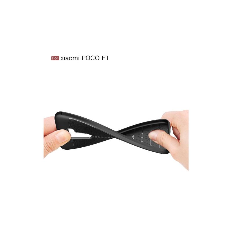 Kryt Na Pocophone F1 Styl Texturované Kůže