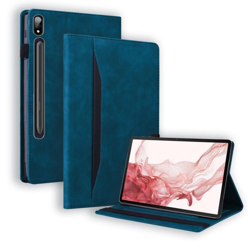 Pouzdro Samsung Galaxy Tab S9 Plus S Vnější Kapsou A Držákem Na Pero