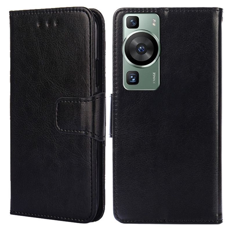 Kožené Pouzdro Na Huawei P60 Pro Retro Umělá Kůže