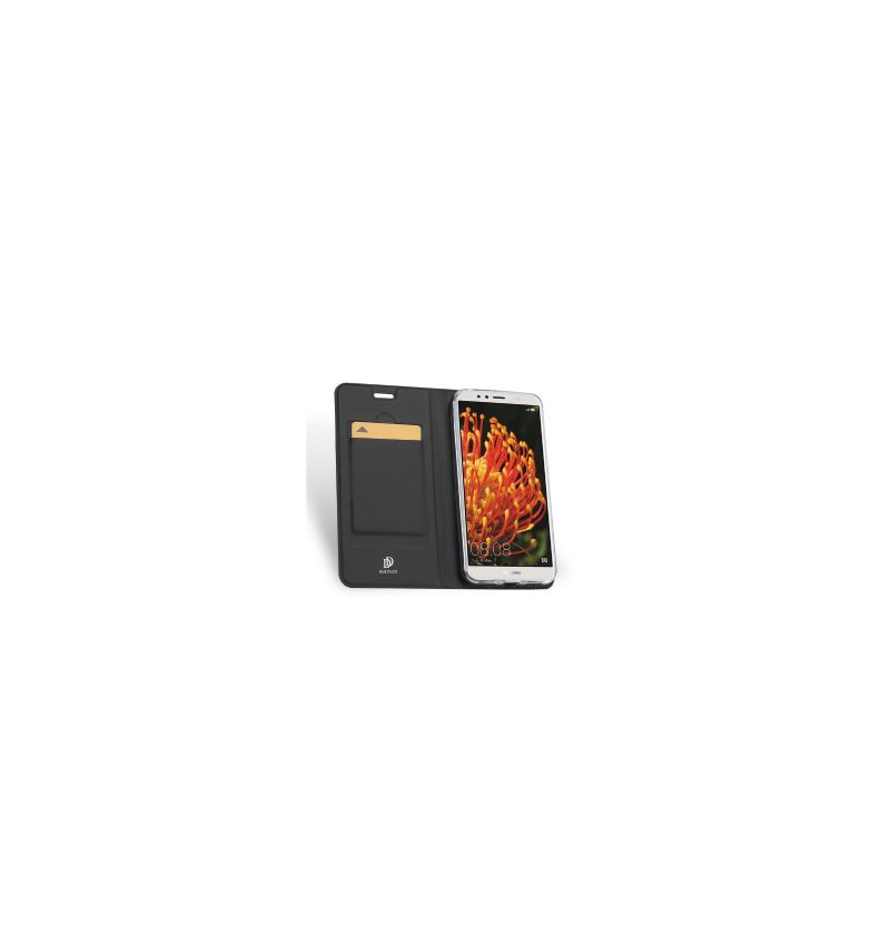 Flipové Pouzdro Na Honor 7A Obchodní Imitace Kůže