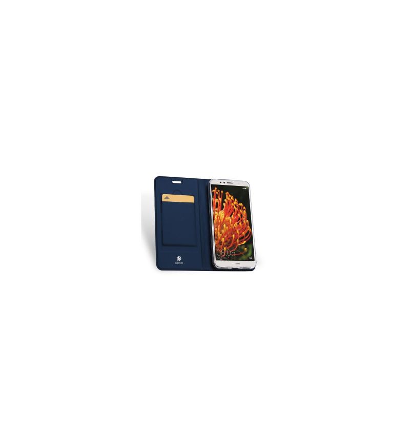 Flipové Pouzdro Na Honor 7A Obchodní Imitace Kůže