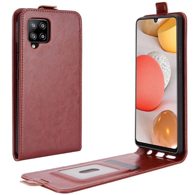 Flipové Pouzdro Na Samsung Galaxy A42 5G Kožené Pouzdro Vertikální Umělá Kůže