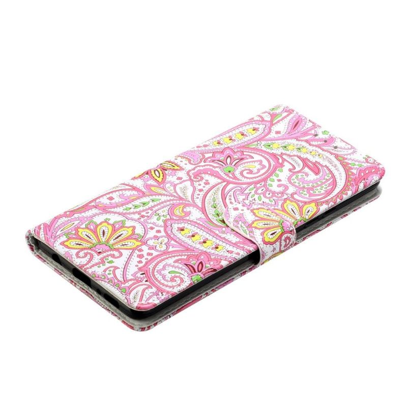 Flipové Pouzdro Na Samsung Galaxy A42 5G Paisley Flower