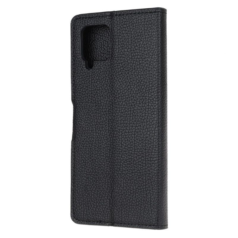 Flipové Pouzdro Na Samsung Galaxy A42 5G Styl Kůže S Efektem Liči