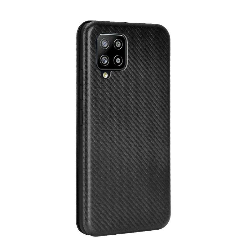 Flipové Pouzdro Na Samsung Galaxy A42 5G Umělá Kůže Ve Stylu Uhlíkových Vláken