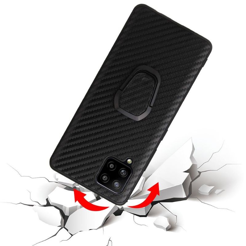 Kryt Na Samsung Galaxy A42 5G Kroužek Z Uhlíkových Vláken
