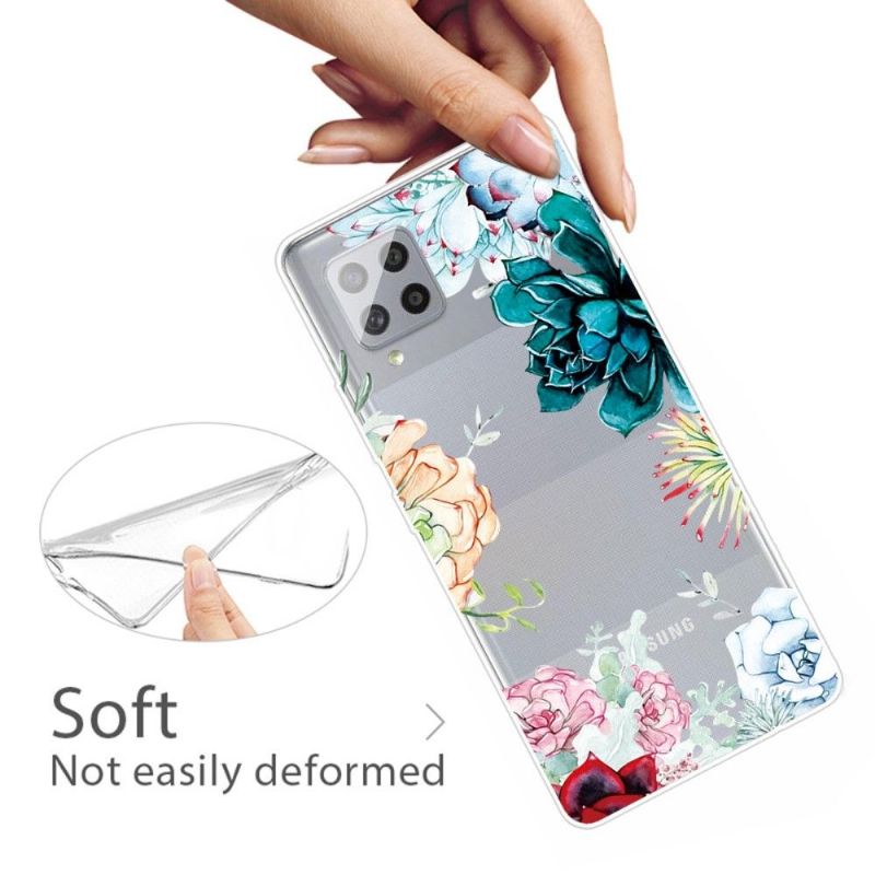 Kryt Na Samsung Galaxy A42 5G Různé Květiny