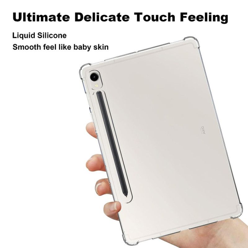 Kryt Samsung Galaxy Tab S9 Průhledné Zesílené Rohy