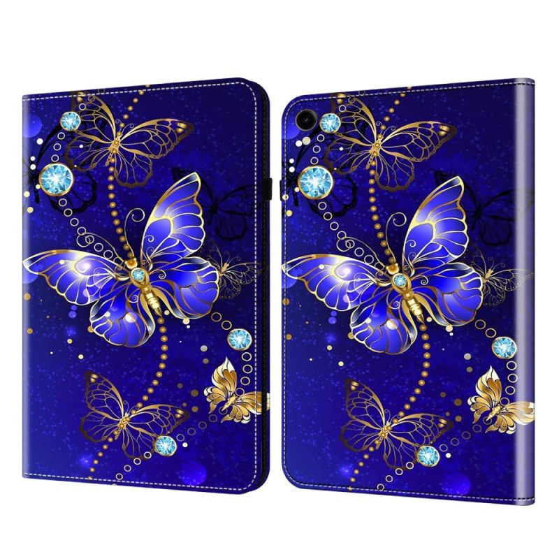 Pouzdro Na Samsung Galaxy Tab S9 Diamantoví Motýli