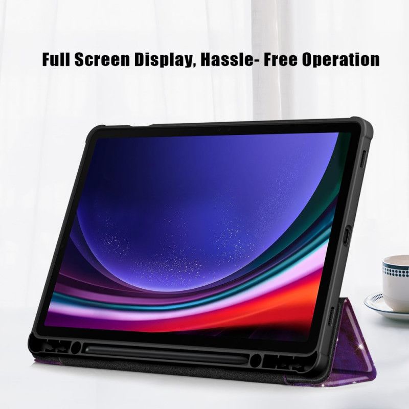 Samsung Galaxy Tab S9 Držák Dotykového Pera Galaxy Transparent Back
