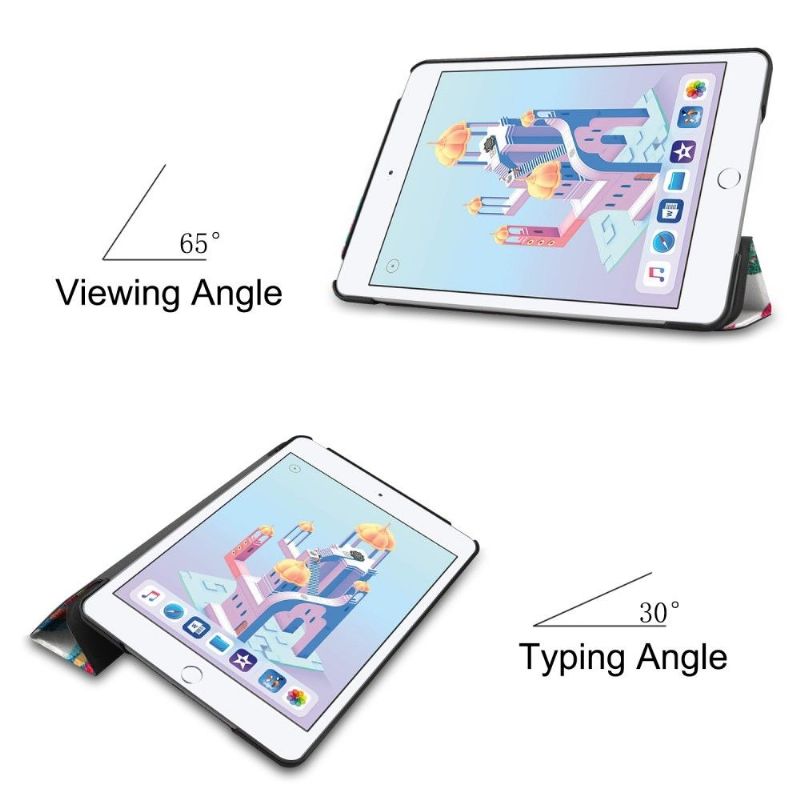 iPad Mini 2019 – Chytré Pouzdro Motýli A Květiny