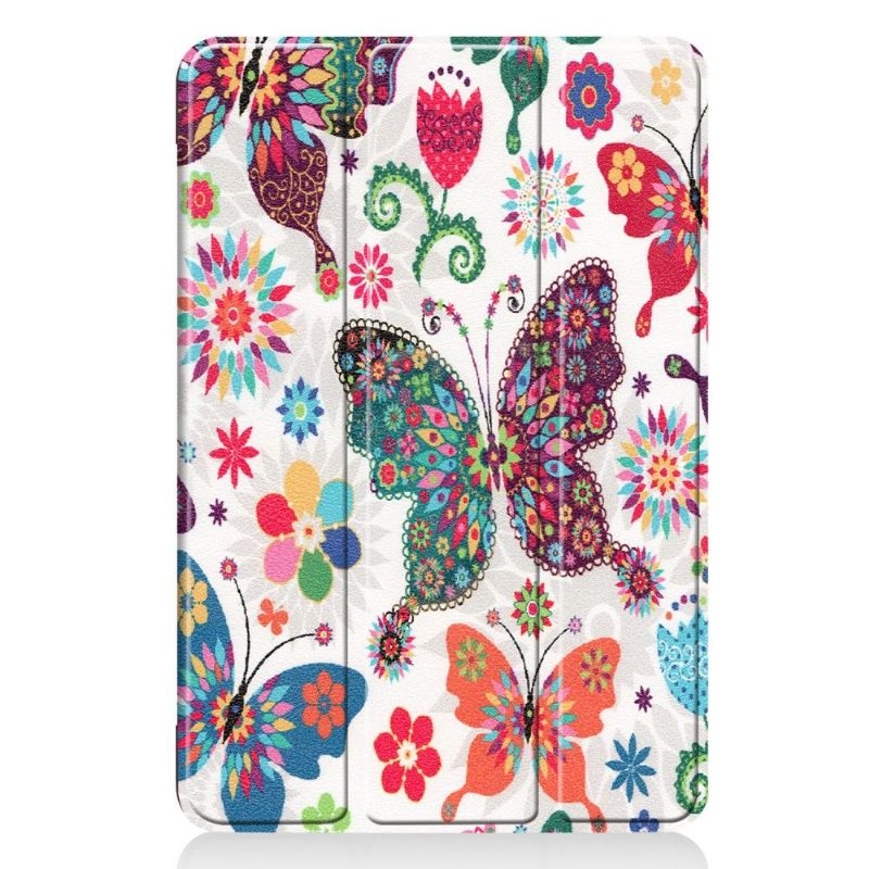 iPad Mini 2019 – Chytré Pouzdro Motýli A Květiny