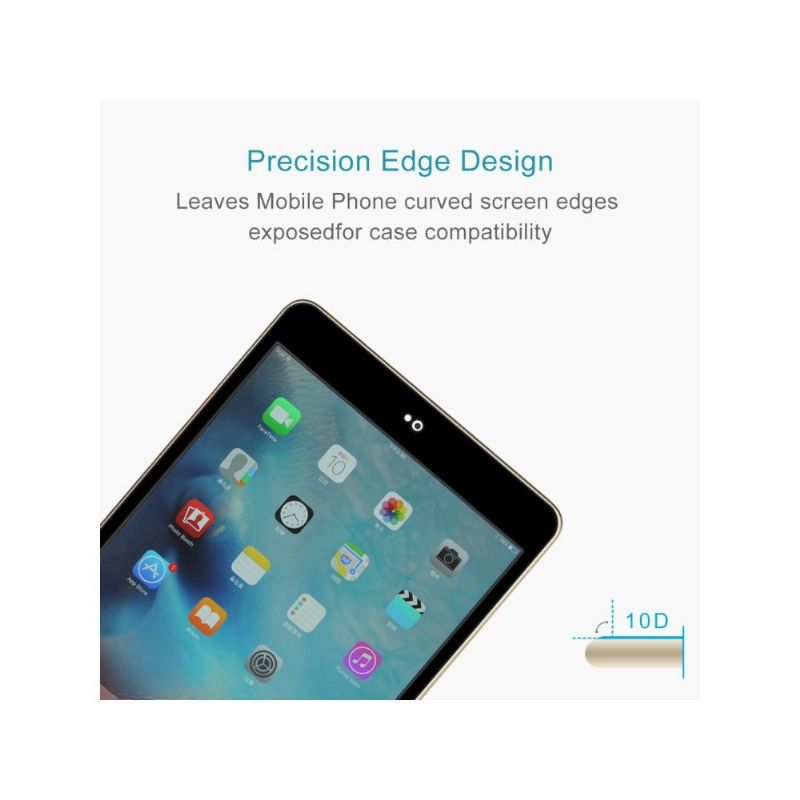 iPad Mini 2019 – Ochranné Tvrzené Sklo V Plné Velikosti – Černá