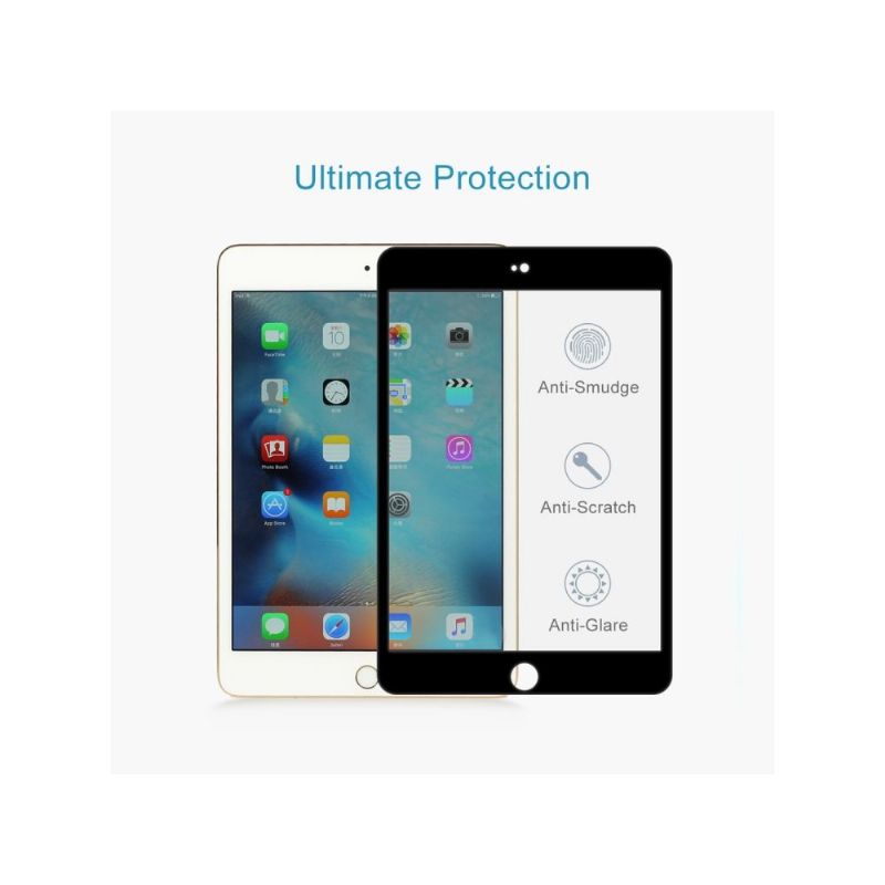 iPad Mini 2019 – Ochranné Tvrzené Sklo V Plné Velikosti – Černá