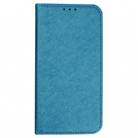 Kožené Pouzdro Folio Google Pixel 8 Pro Tkaný Styl