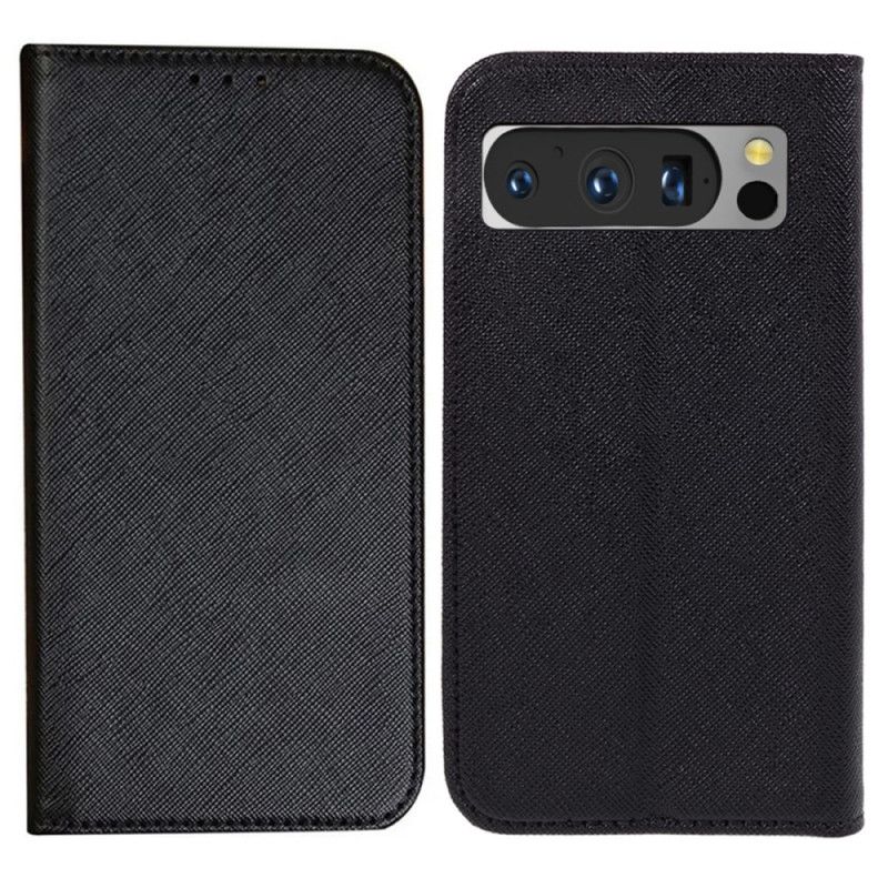 Kožené Pouzdro Folio Google Pixel 8 Pro Tkaný Styl