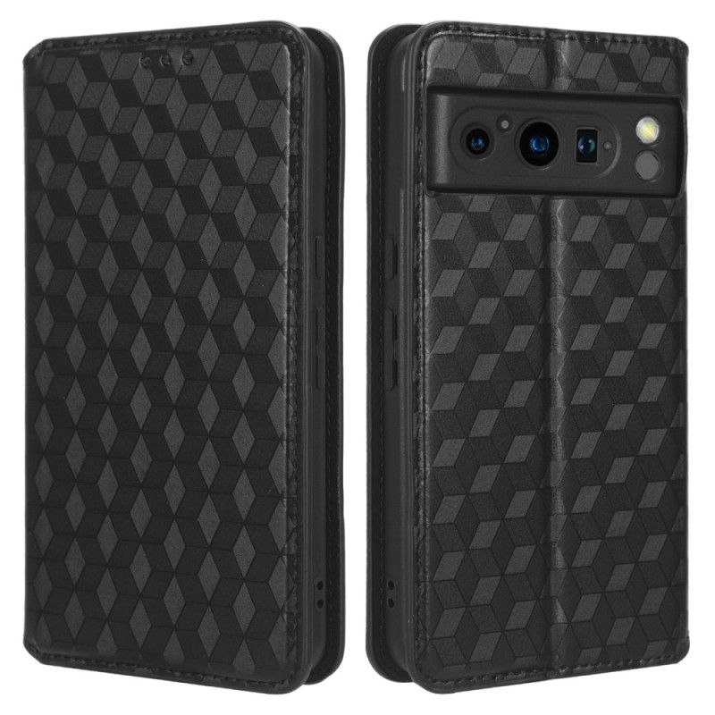 Kožené Pouzdro Google Pixel 8 Pro Kryty Na Mobil Kostky