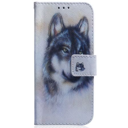 Kožený Kryt Google Pixel 8 Pro Akvarelový Pes
