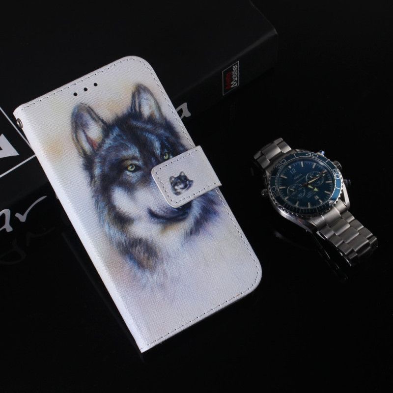 Kožený Kryt Google Pixel 8 Pro Akvarelový Pes