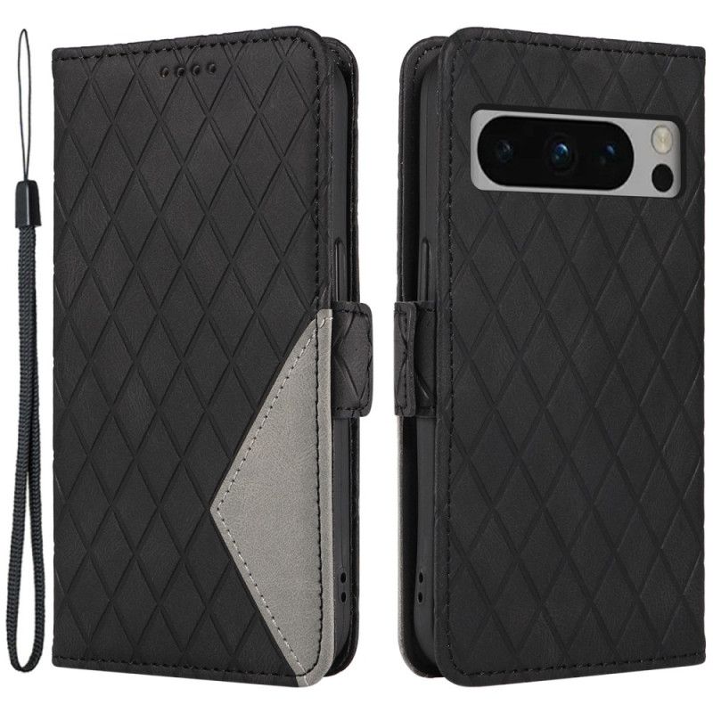Kožený Kryt Google Pixel 8 Pro Diamanty