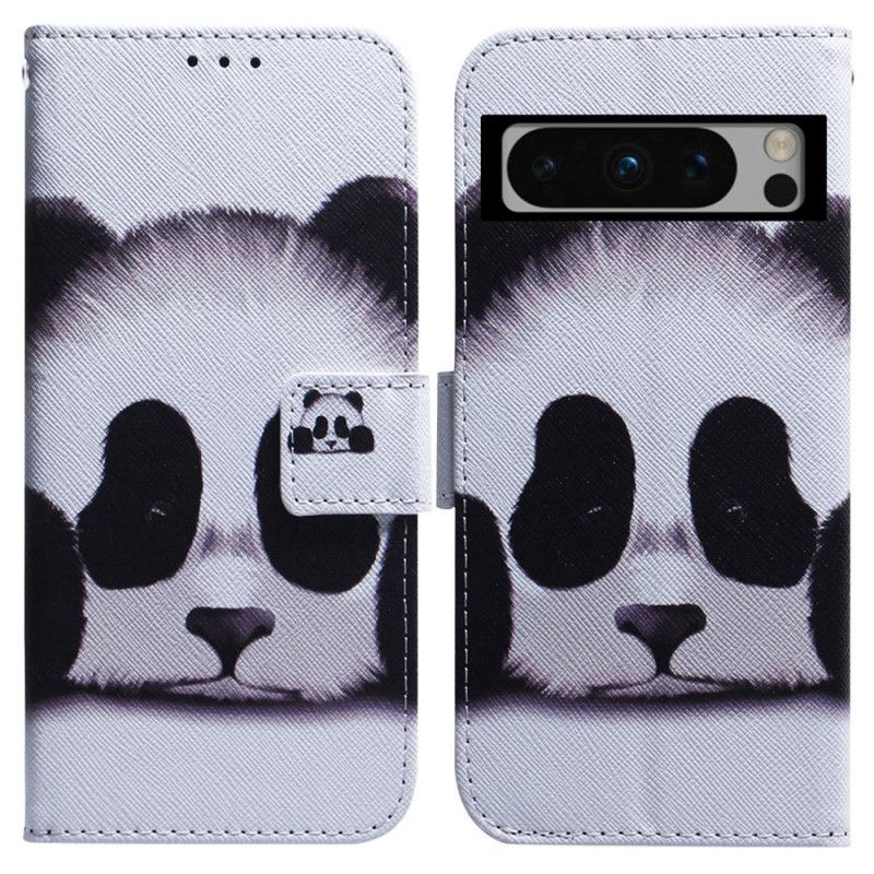 Kožený Kryt Google Pixel 8 Pro Panda Tvář