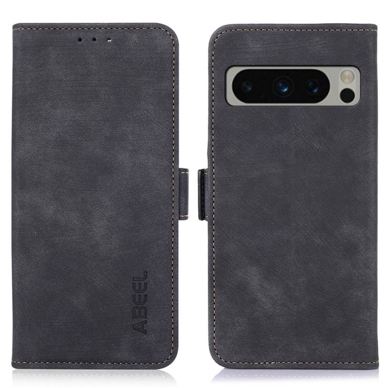 Kožený Kryt Google Pixel 8 Pro Semišový Styl Abeel
