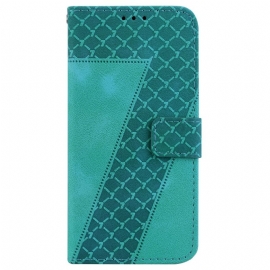 Kožený Kryt Na Google Pixel 8 Pro Design 7 Se Šňůrkou