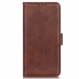 Kožený Kryt Na Google Pixel 8 Pro Styl Kůže S Dvojitou Sponou