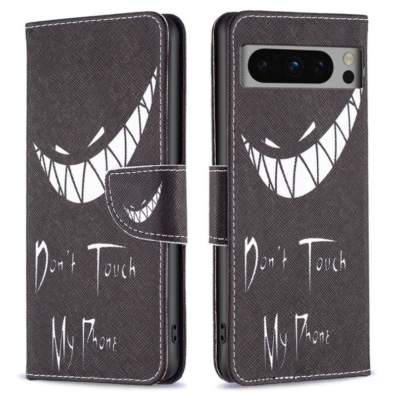 Kožený Kryt Na Google Pixel 8 Pro Zlý Telefon