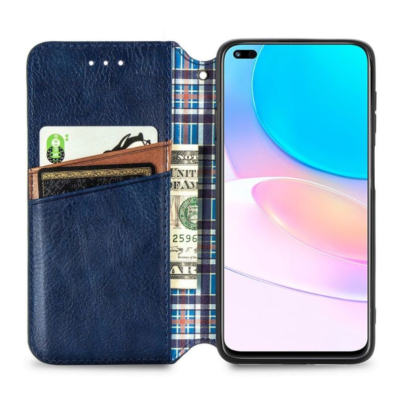 Flipové Pouzdro Na Huawei Nova 8i / Honor 50 Lite Držák Karty Kub Design