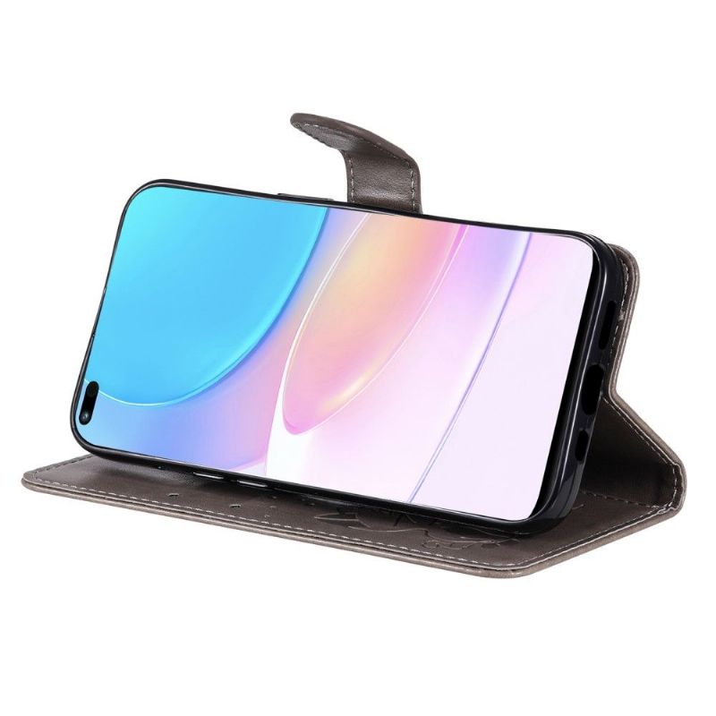Flipové Pouzdro Na Huawei Nova 8i / Honor 50 Lite Ilustrace Kočky