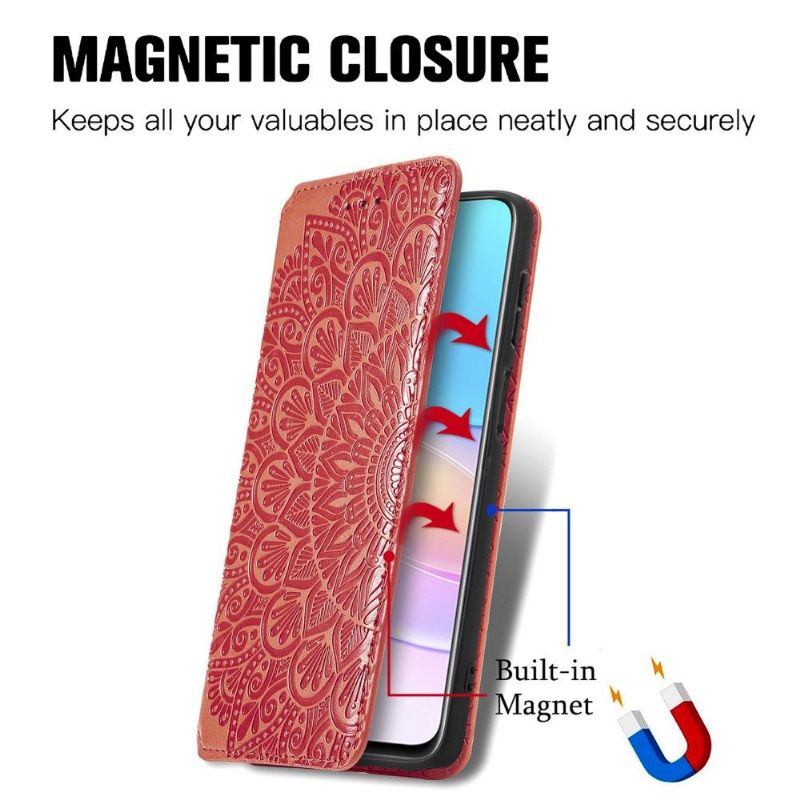 Flipové Pouzdro Na Huawei Nova 8i / Honor 50 Lite Kožené Pouzdro Flip Chic Mandala